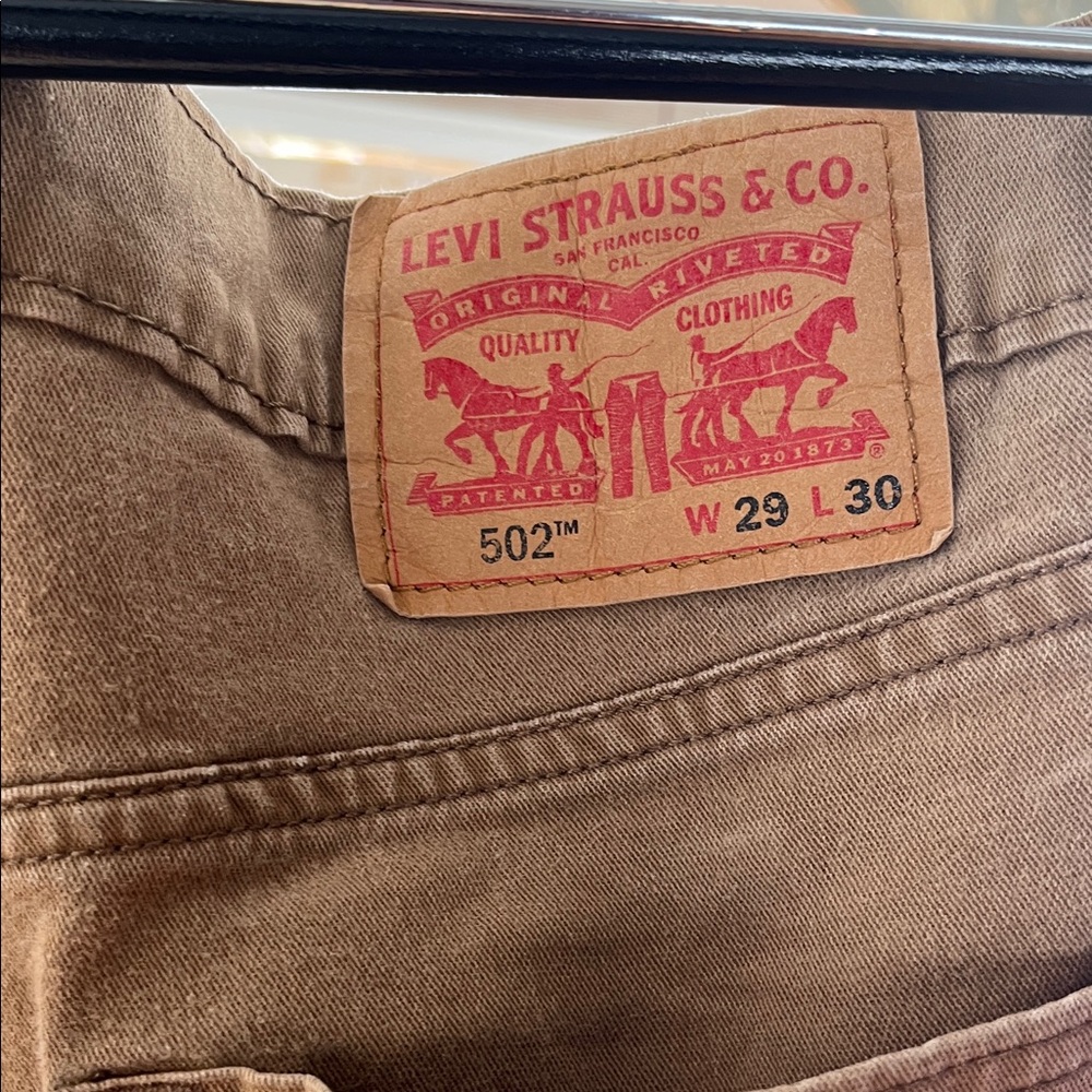 Men's Levi Strauss 502 Pants Brown